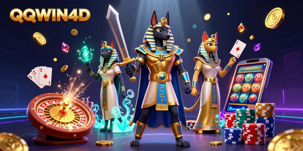 Menangkan permainan QQWIN4D dengan petualangan karakter Anubis dan Bastet sambil menemukan kekayaan di kasino virtual.