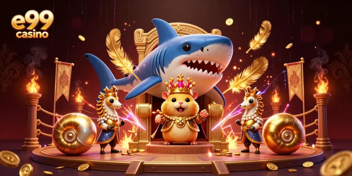 Play exciting games at e99 casino with fantasy characters and vivid casino elements.