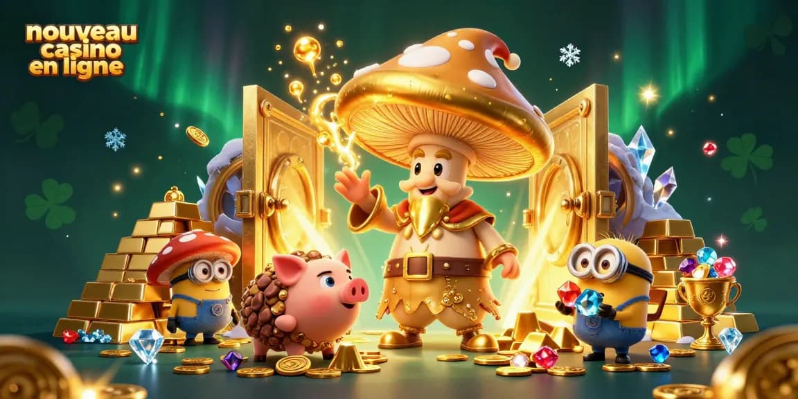 Explorez le monde des jeux dans un nouveau casino en ligne rempli de trésors scintillants.