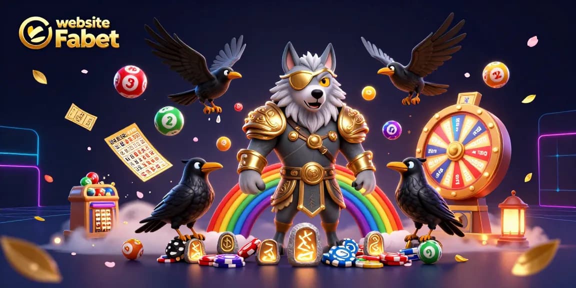 Engage with exciting visuals on the website Fabet featuring Norse mythology-inspired characters and dynamic casino elements.