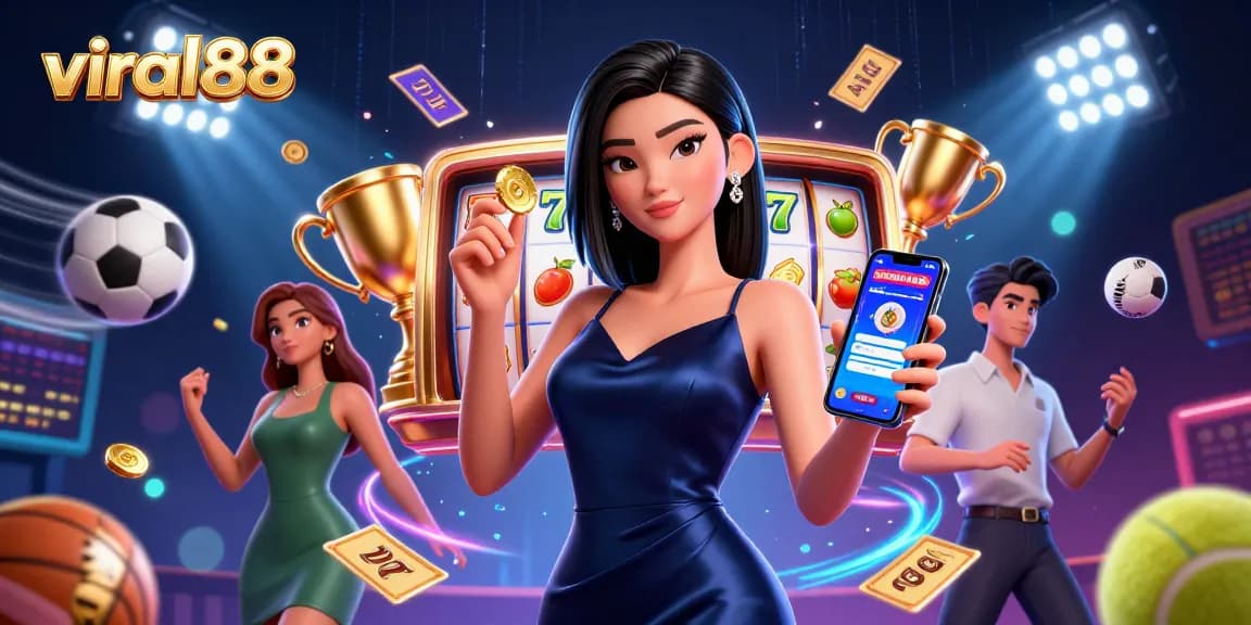 Spin the reels and win big with viral88, showcasing exciting slots and casino flair.