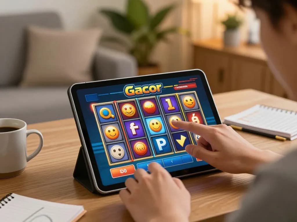 Memainkan slot gacor di tablet dalam suasana rumah yang nyaman meningkatkan pengalaman bermain.