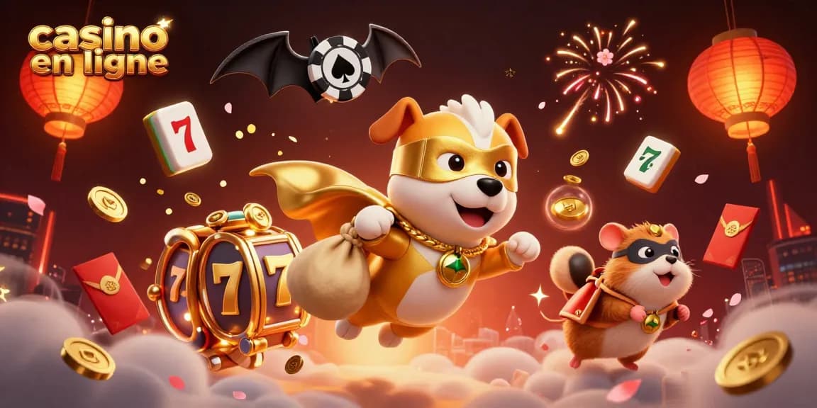 Découvrez les jeux passionnants de casino en ligne avec un chien super-héros volant et des éléments de jeux dynamiques.