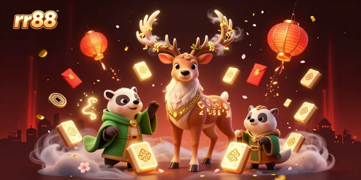 Experience thrilling gameplay at rr88 with vibrant characters and festive gaming elements.