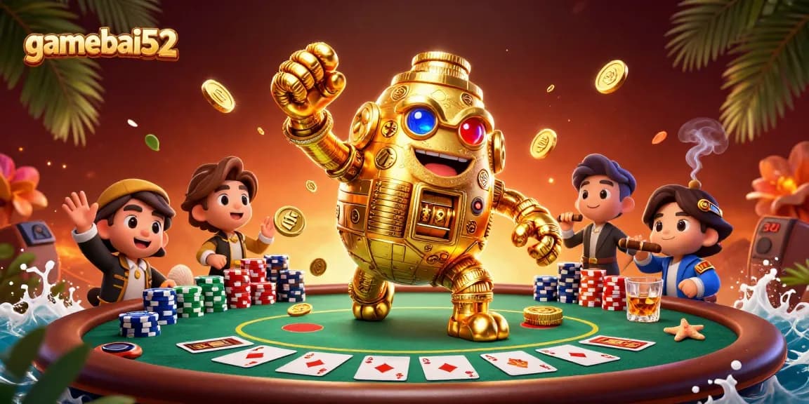 Engage in thrilling gamebai52 action with dynamic casino scenes and vibrant visuals.