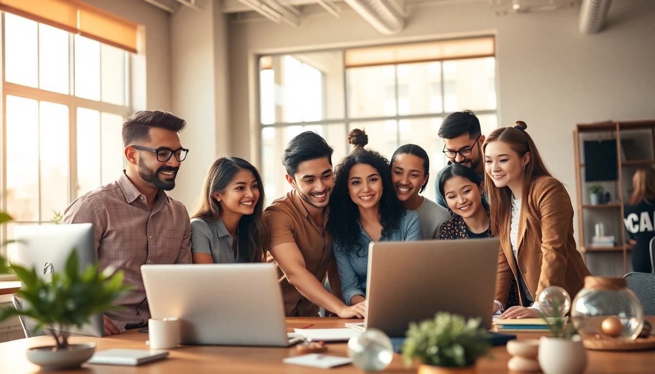 Optimieren Sie Ihre Strategie mit https://alvionz.de/ in einem modernen Büro und einem engagierten Team.