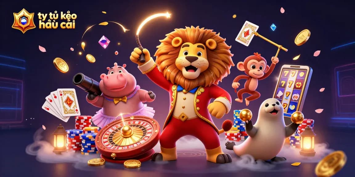 Experience thrilling gameplay with tỷ lệ kèo nhà cái featuring vibrant 3D casino characters and rich betting symbols.
