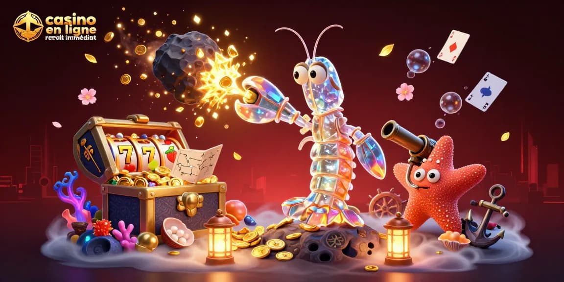 Gagnez avec casino en ligne retrait immédiat grâce à des illustrations 3D captivantes et dynamiques.