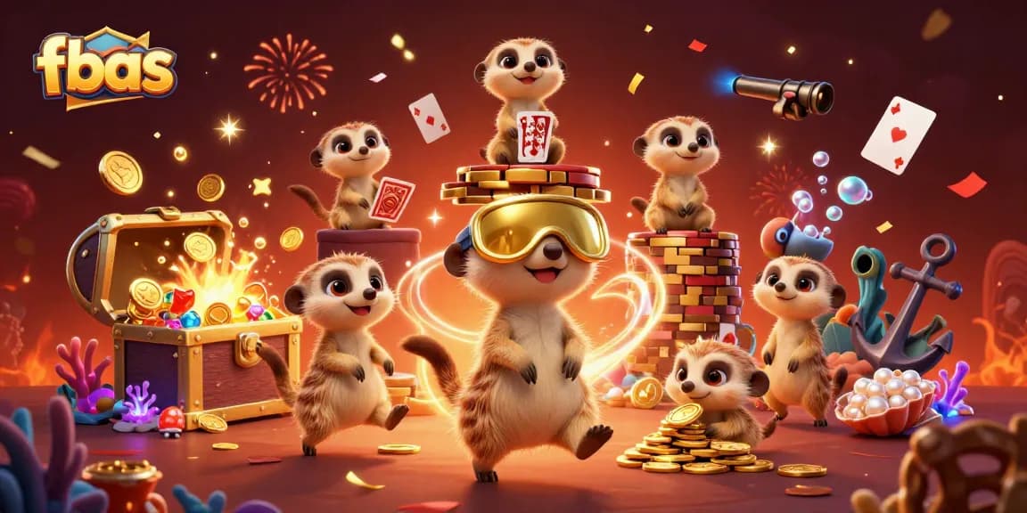 fbas highlights an exciting meerkat casino operation with vibrant elements enhancing the gambling atmosphere.