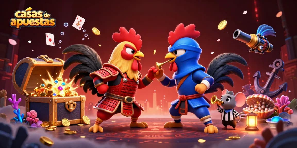 Las casas de apuestas ofrecen emocionantes combates de gallos en un vibrante escenario lleno de acción.