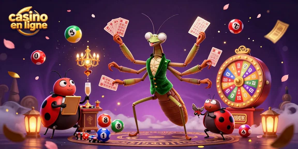 Jouez à des jeux de casino en ligne dans un monde vibrant et animé.