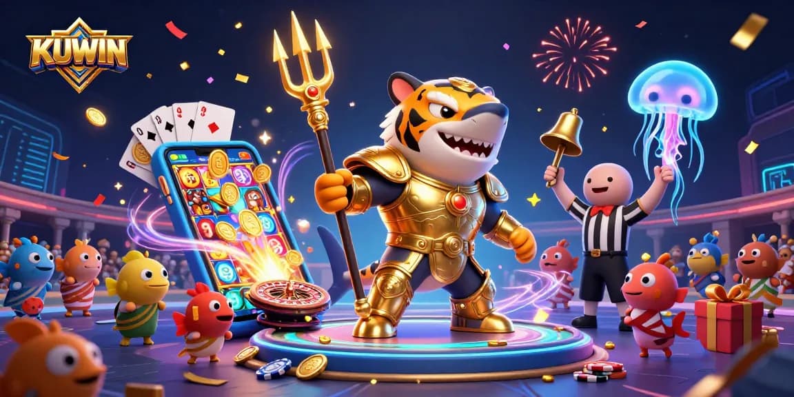 KUWIN offers dynamic gaming excitement with a trading configuration and vibrant slot elements.