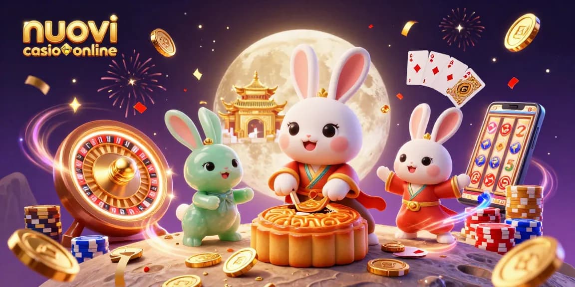 Crea emozionanti esperienze con nuovi casino online mentre il coniglio di luna prepara dolci dorati pieni di fiches.