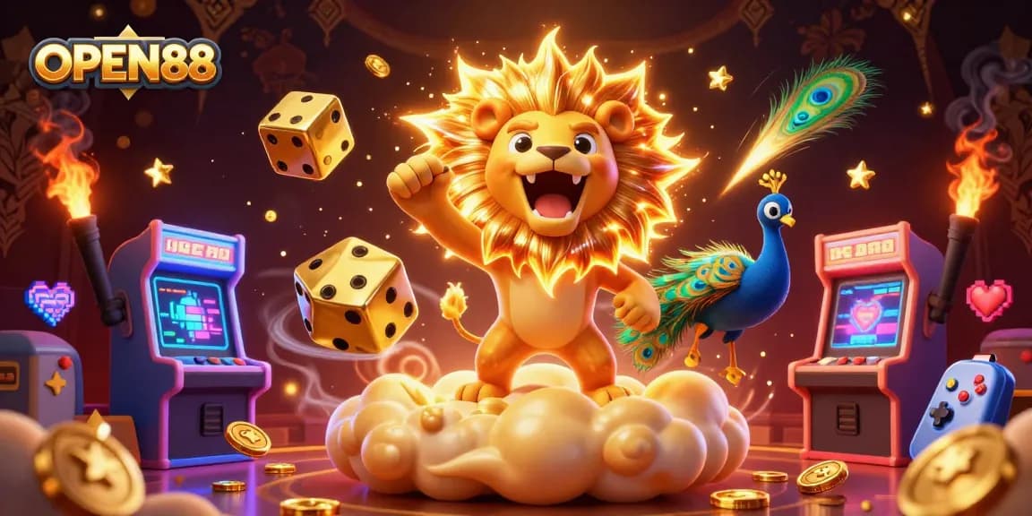 Engage with OPEN88 for a thrilling casino experience featuring vivid 3D elements.