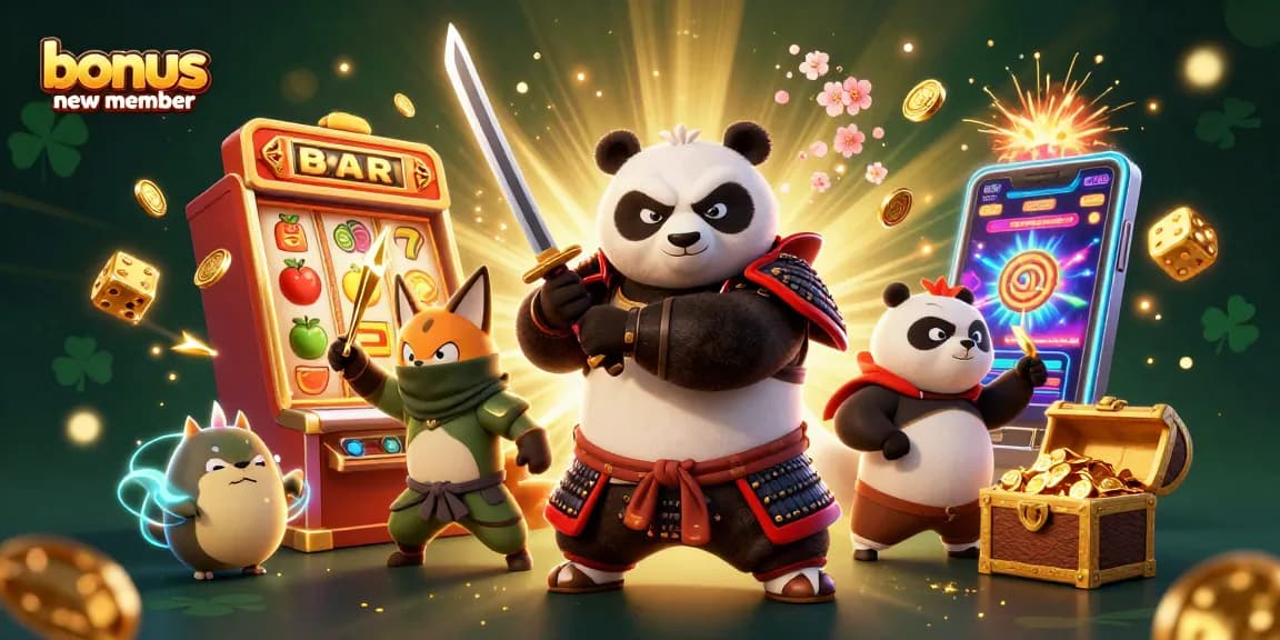 Promote "bonus new member" benefits with our vibrant 3D casino scene showcasing excitement.