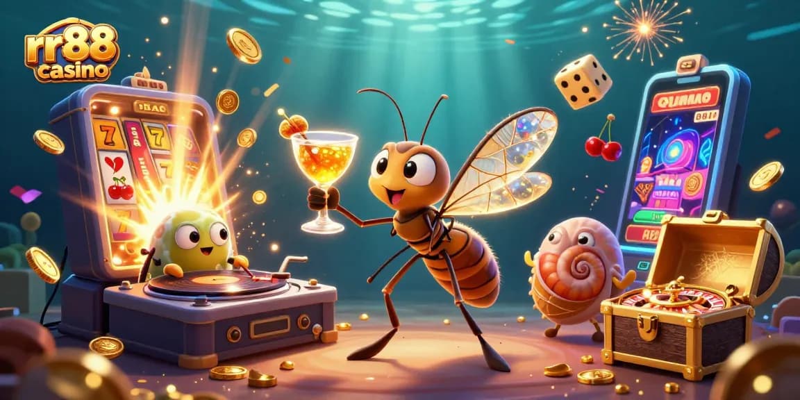 Spin to win at rr88 casino with colorful games and a unique underwater theme.