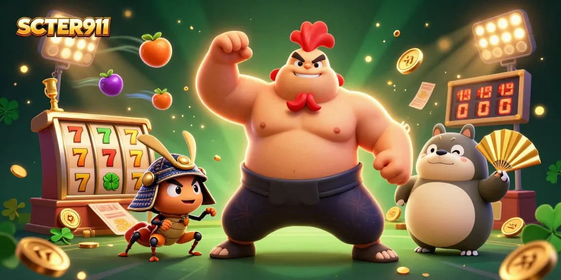 Engage in exciting gameplay with SCATTER911 featuring dynamic slot elements and vibrant characters.