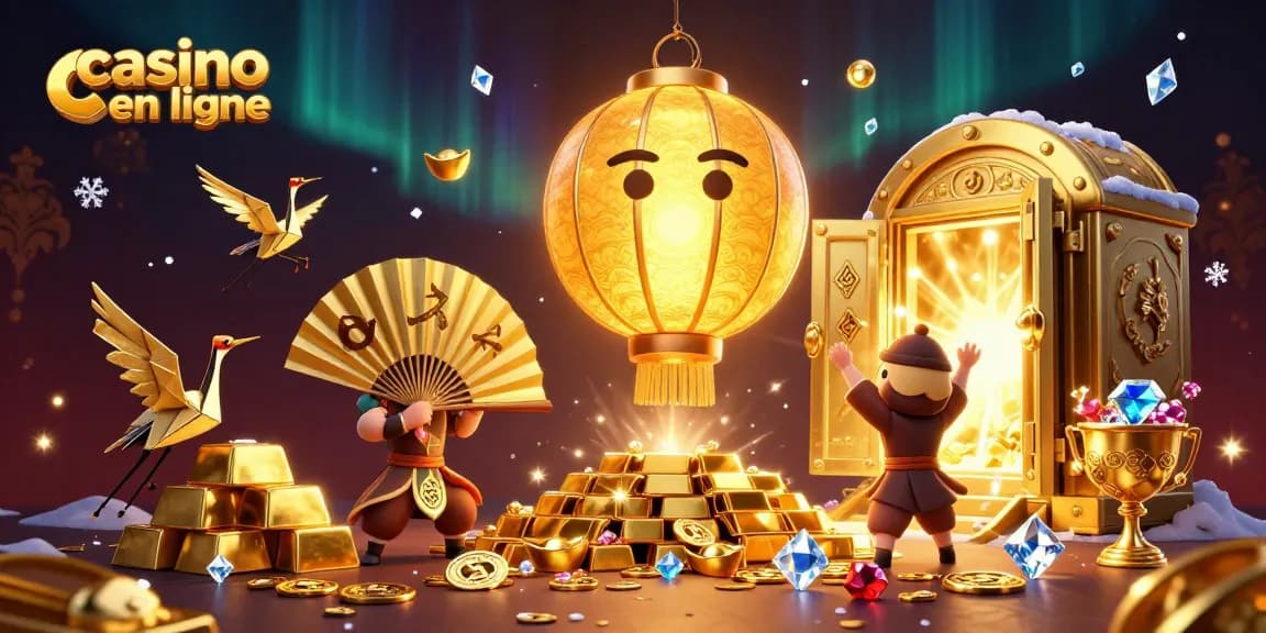 Attrapez des gains incroyables au casino en ligne avec ce monde magique illuminé de trésors et de symboles de bonheur.