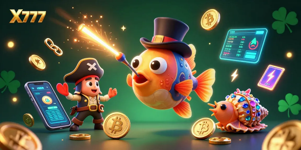 X777 offers thrilling casino experiences with deep-sea creatures and vibrant crypto symbols.