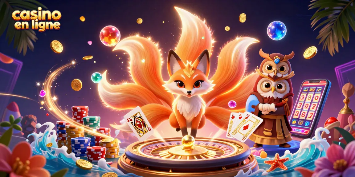 Jouez à casino en ligne et découvrez l'animation dynamique des esprits de lumière et des jeux.