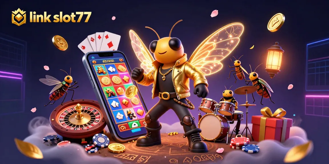 Engage with exciting slots at link slot77, featuring a vibrant rock star scene and dynamic game elements.