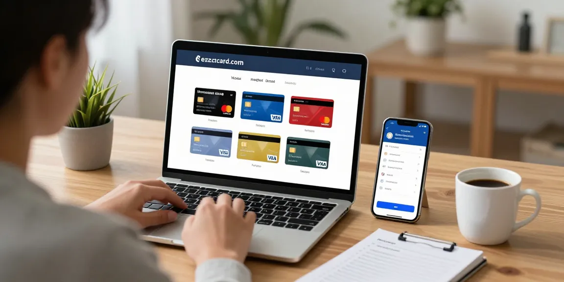 Enjoy seamless online shopping with ezzocard.com prepaid cards on your laptop.
