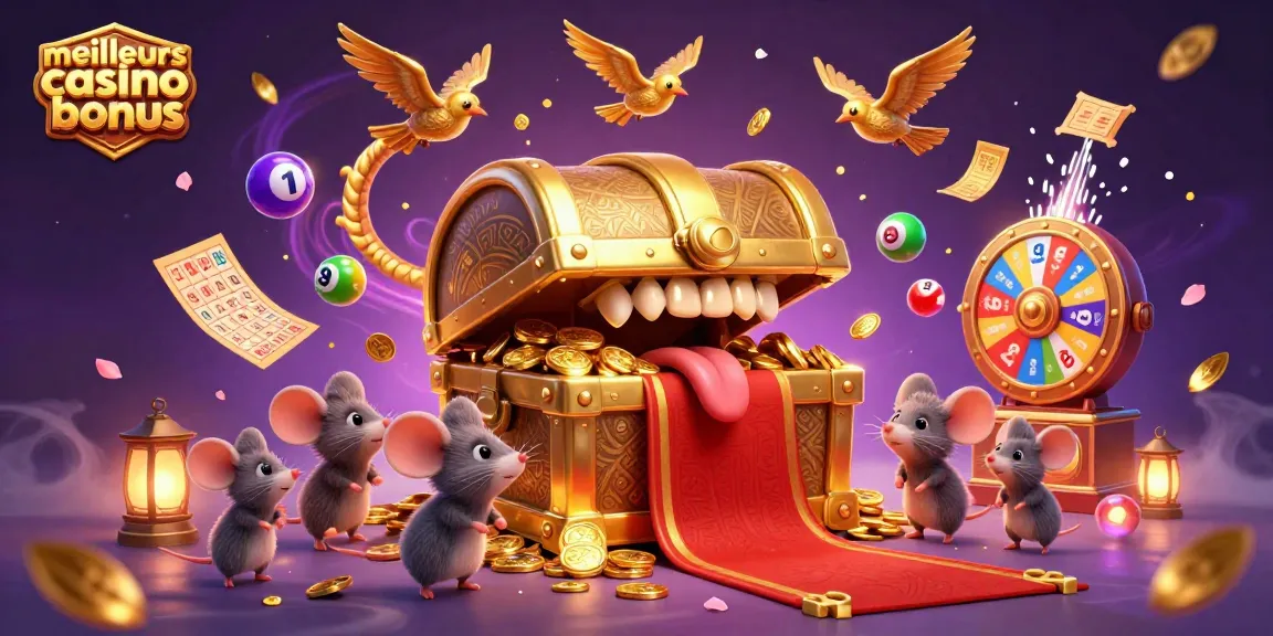 Découvrez les meilleurs bonus de casino avec cette illustration riche et dynamique, promettant des gains incroyables.