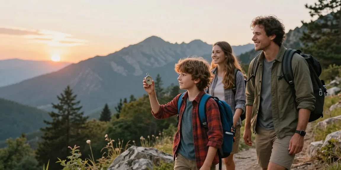 Family adventure in nature with mantra88 highlighting outdoor activities