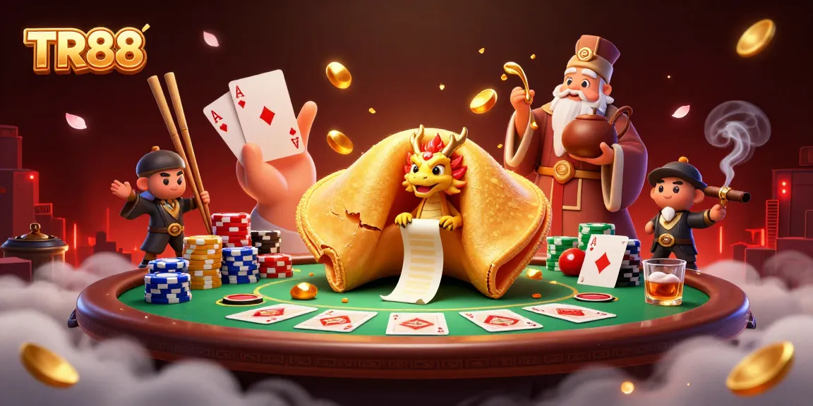 Engage with TR88's dynamic gaming scene featuring dragon and poker elements for thrilling gameplay.