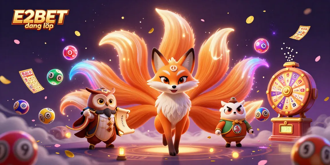 E2BET đăng nhập brings vibrant gameplay to life with a nine-tailed fox and mystical elements!