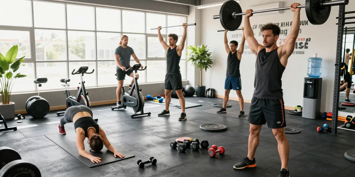 Engaged athletes in action at Deus Medical Shop gym, showcasing strength training and wellness.