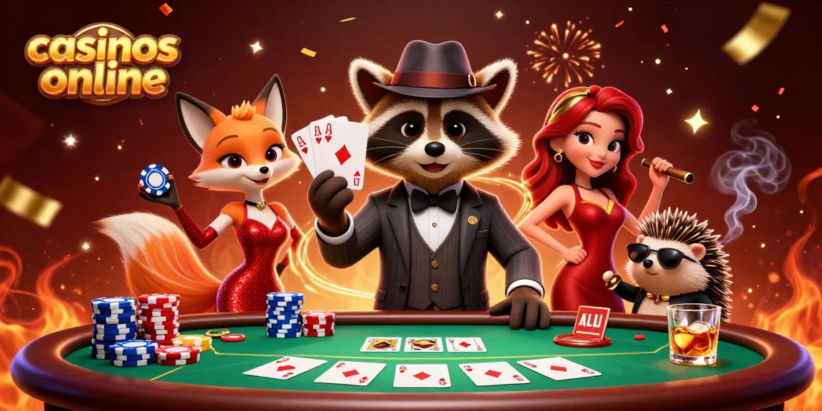 Juega en casinos online con esta divertida oferta de póker y personajes únicos.