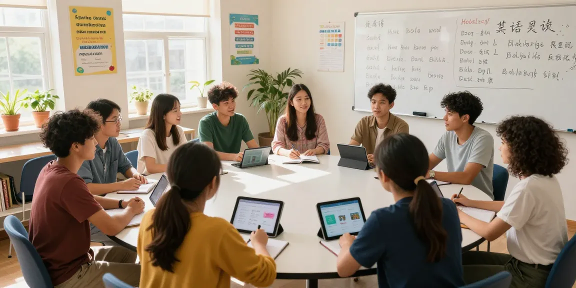 telegram chinese beginner language learners engaging in group study