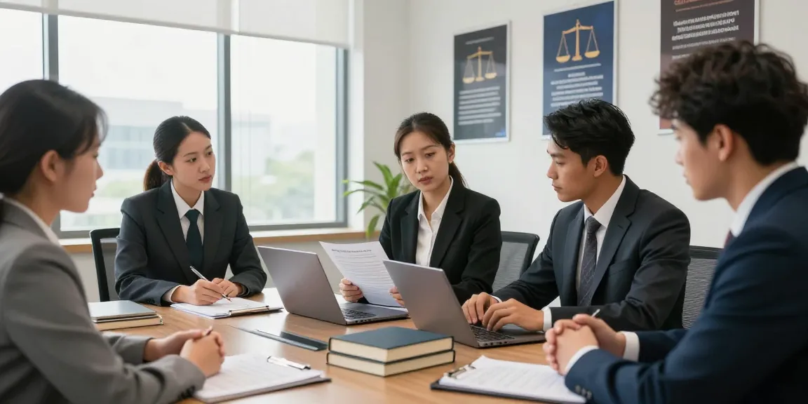 Philadelphia Employment Lawyer collaborating with team in modern law office