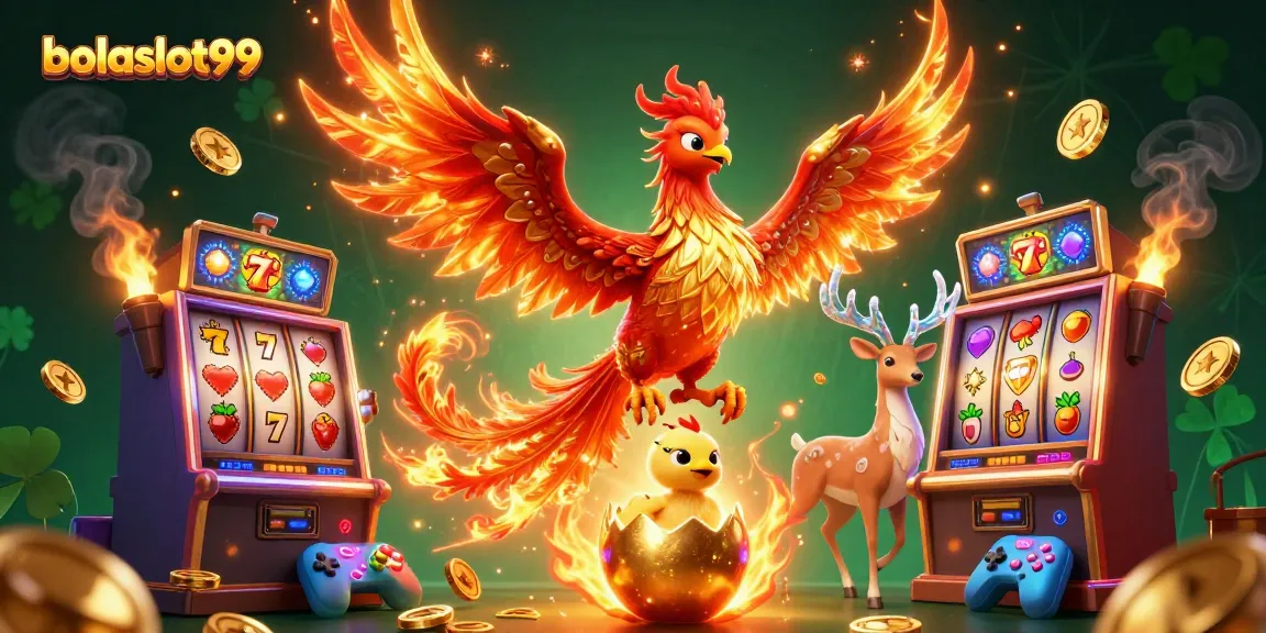 Spin with bolaslot99 in a vibrant 3D casino scene full of winning symbols and magic.