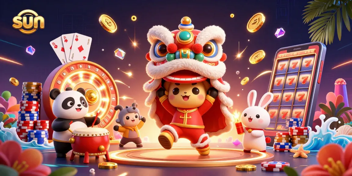 Betting big on sun-inspired winnings in a vibrant 3D casino atmosphere.