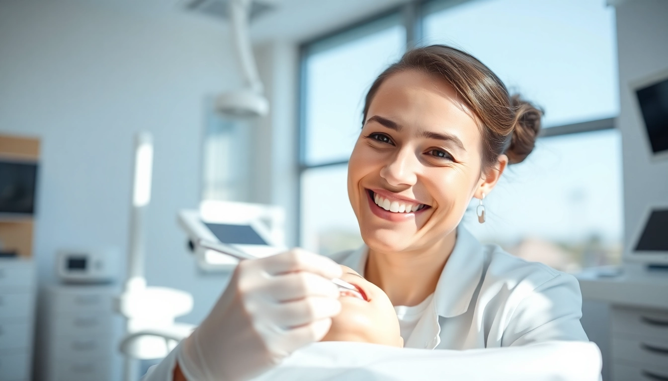 Experience newsmilelife with a friendly dentist providing care in a calming clinic setting.