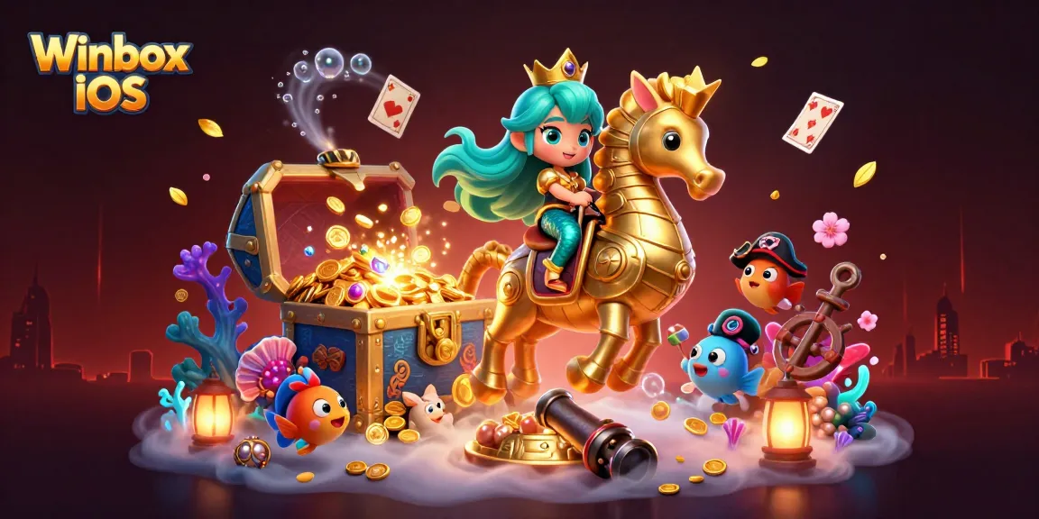 Play with Winbox iOS to enjoy a thrilling gaming experience featuring captivating underwater characters and rich visual detail.
