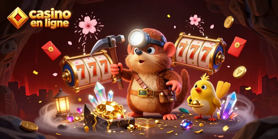 Ressentez la magie du casino en ligne avec nos personnages animés et nos éléments scintillants.