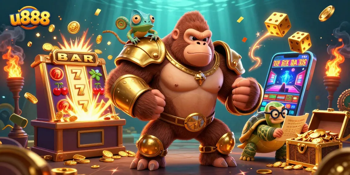 Engage with u888's thrilling casino adventures featuring vibrant characters and jackpot excitement.