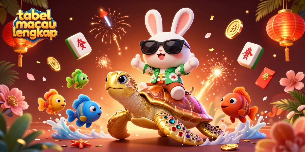 Engage with the game using tabel macau lengkap in a vibrant 3D casino illustration filled with energy.