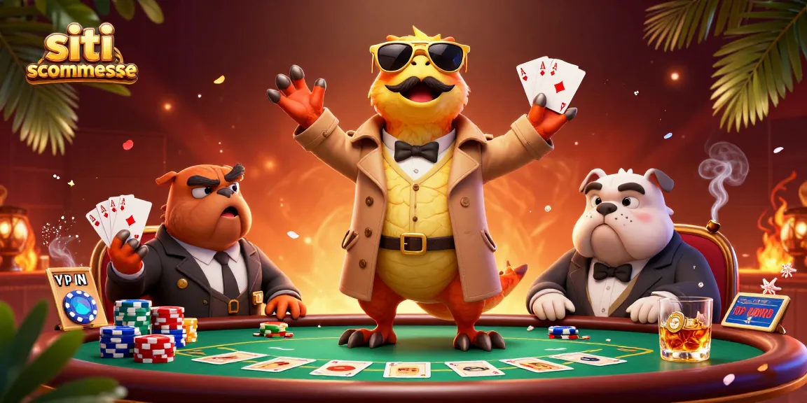 Scommetti sui siti scommesse mentre rapaci in un trench coat cercano di entrare in un casinò VIP.