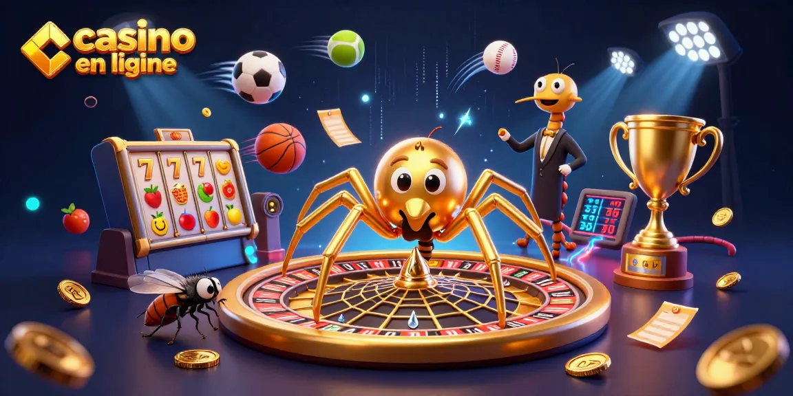 Faites vos paris avec les casinos en ligne pour gagner gros, avec une scène immersive de jeu.