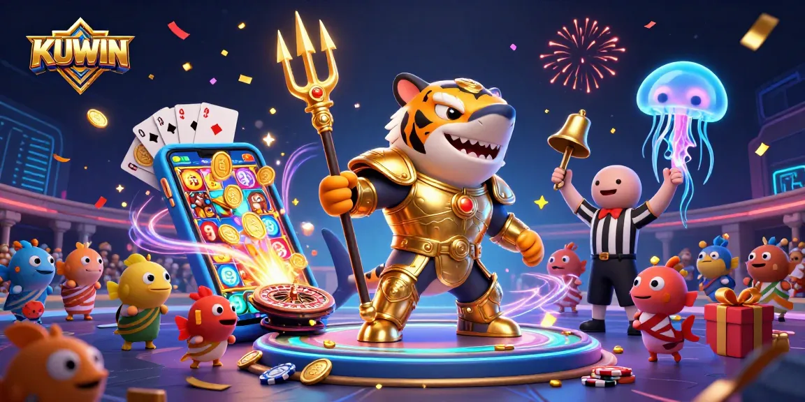 KUWIN offers dynamic gaming excitement with a trading configuration and vibrant slot elements.