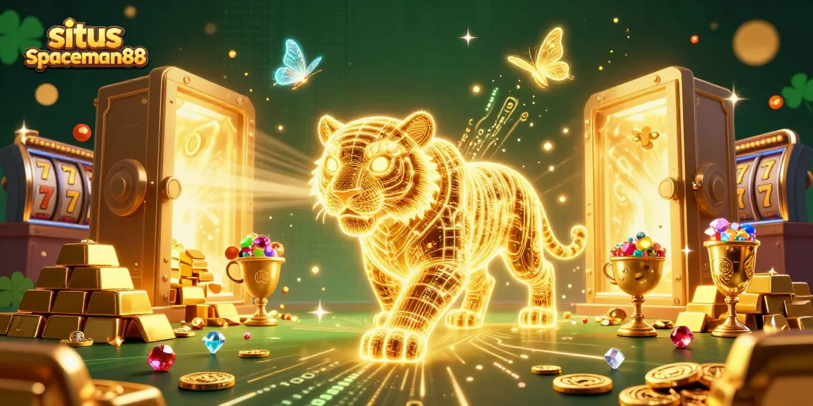 Experience winning strategies at situs spaceman88 with vibrant characters amid a casino-themed digital landscape.