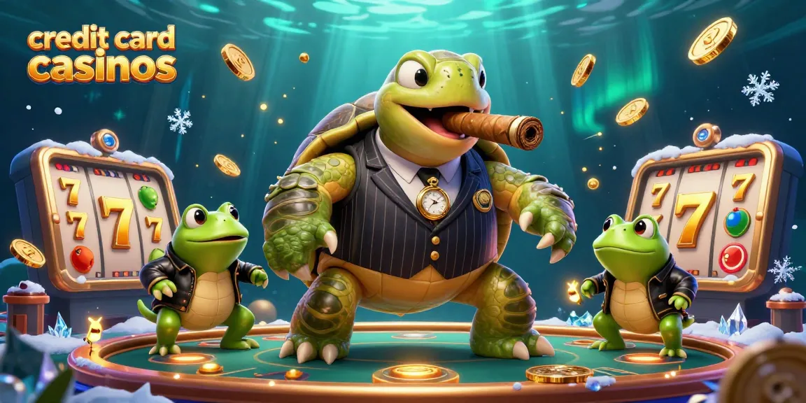 Experience the thrill of credit card casinos with vibrant characters and dynamic gaming elements.