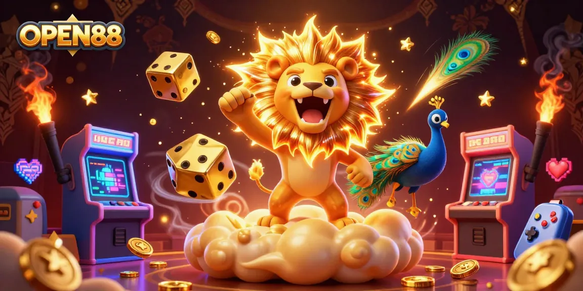 Engage with OPEN88 for a thrilling casino experience featuring vivid 3D elements.
