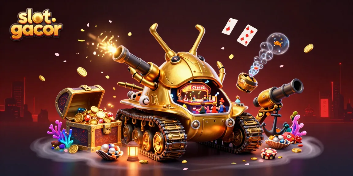 Menggali slot gacor dengan karakter kasino mini dalam tank judul emas yang mempesona.