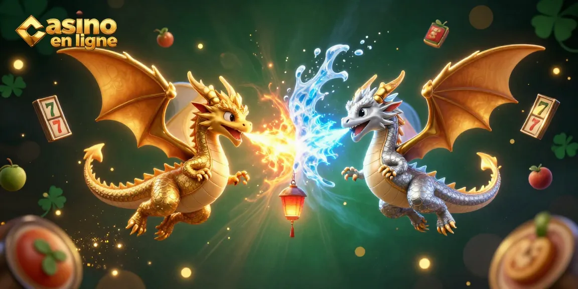Intégrez le jeu casino en ligne avec des dragons illustrant un jackpot captivant.