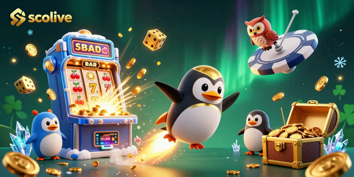 Socolive offers dynamic online gaming experiences with the golden penguin and casino elements, enhancing player excitement.